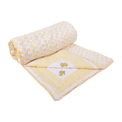 Baby Quilt Organic Cotton | Blanket | 100x150 CM | 0-5 Year | Pack of 1