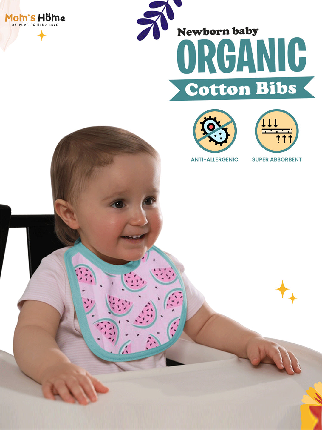 Moms Home Infant Kids Multi-Coloured  Printed Organic Cotton 20-Piece Baby Apparel Gift Set