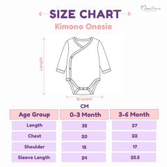 Organic Cotton Newborn Baby Clothing Set | Baby Shower Gift Hamper | Kimono Onesie, Pyjama & Cap Set | 0-6 Months | Pack of 3