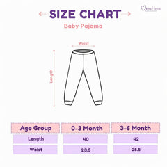 Organic Cotton Newborn Baby Clothing Set | Baby Shower Gift Hamper | Kimono Top, Pyjama & Cap Set | 0-6 Months | Pack of 3