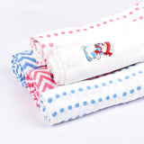 Mom's Home Organic Cotton Baby Muslin Cloth Swaddle - 0-18 Months (Pack of 5)
