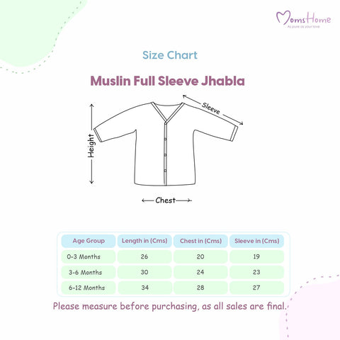 Bhaakur Organic Cotton Full Sleeves Jhabla Set