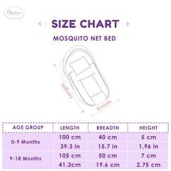 Organic Cotton Muslin Foldable Mosquito Net Bedding | Bloom