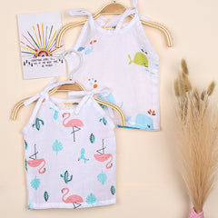 Baby Organic Cotton Knot type Jhabla | Pack of 2
