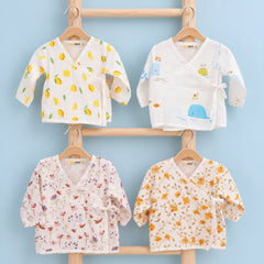 Kids Muslin Front Open Kimono | Pack of 3