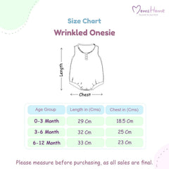 Organic Cotton Onesie For New Born Baby | 0-12 Months | Pack of 3