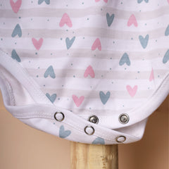 Organic Cotton Front Open Kimono Onesie For New Born Baby | Pack of 1