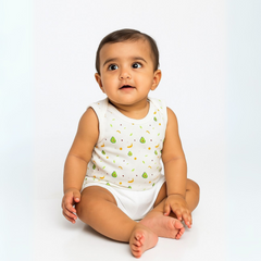 Baby Vest for Boys & Girls | Organic Cotton Baby Top For Newborns, Infants & Toddlers | Pack of 3