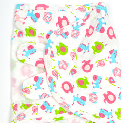 Baby Swaddle Adjustable Infant wrap- 0-3 Months -Pack of 2 -Car-Elephant