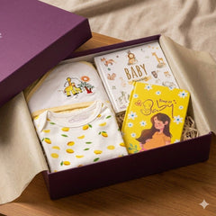 Newborn Baby Home coming Gift Set | New Born Essential Gift Hamper | Pack of 4