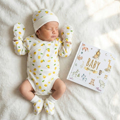 Moms Home Newborn Baby Homecoming Gift Set | Newborn Essential Gift Hamper | Soft, Gentle & Thoughtful Newborn Gift | Pack of 5