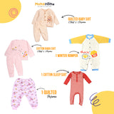 New Born Baby Winter Essentials Gift Combo 6-12 Months - 7 Items