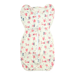 Newborn Baby 100% Cotton Zipper Swaddling Sack, 0-3 Months, Car