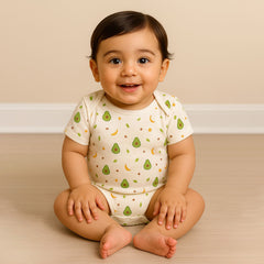 Organic Cotton New Born Baby Onesie | New Born Baby Dress | 0-6 Months | Pack of 1