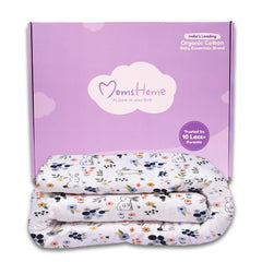 Ac Quilt Blanket cum Bedspread | 0-3 Years | 100X120 cm | Flower