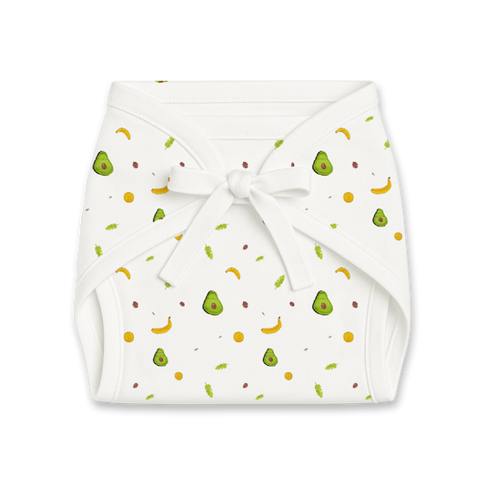 Printed Cushioned Nappies Combo | Organic Cotton Nappies For New Born Baby | 0-6 Months | Pack of 1