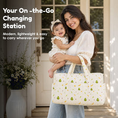 Baby Organic Cotton Diaper Carry Bag For Mothers | Pack of 1