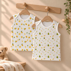 Baby Vest for Boys & Girls | Organic Cotton Baby Top For Newborns, Infants & Toddlers | Pack of 2