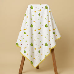Organic Cotton Baby Blanket | Super Soft Cotton Blanket | 75X75 CM | 0-6 Months | Pack of 1