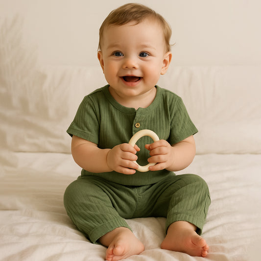 T-Shirt & Pant Co-ord Set for Kids | Elegant & Comfortable Summer Wear | Organic Cotton Clothing Set | Pack of 1