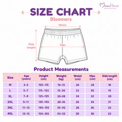 Girls Cotton Underwears| Soft & Comfortable Kids Cotton Briefs/ Bloomers | 3 to 11 Years