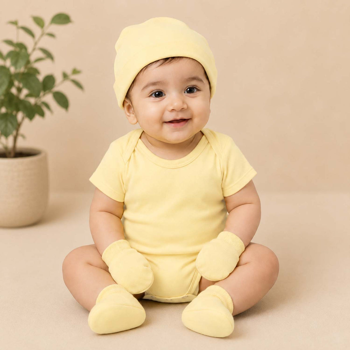 Organic Cotton Baby Onesies Gift Set | Pack Of 4