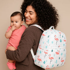 Organic Cotton Muslin Travel Bag For Baby | Multipurpose Diaper & Carry Bags for Mothers | Pack of 1
