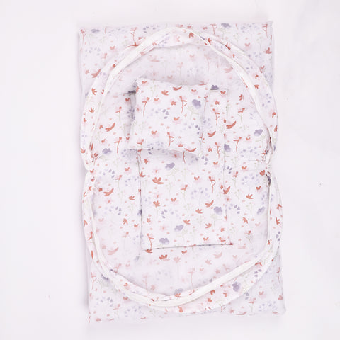 Organic Cotton Muslin Foldable Mosquito Net Bedding | Blossom