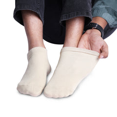 FOOTPRINTS Unisex Solid Cotton Ankle Low -Length Socks -Pack Of 3