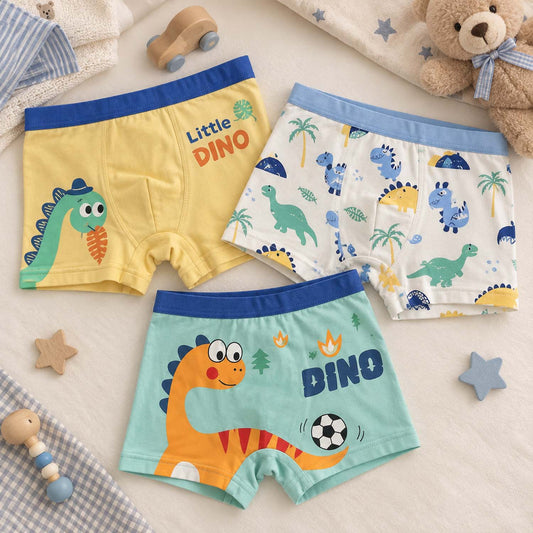 Boys Cotton Underwears | Soft & Comfortable Kids Cotton Briefs/ Bloomers | 3 to 11 Years