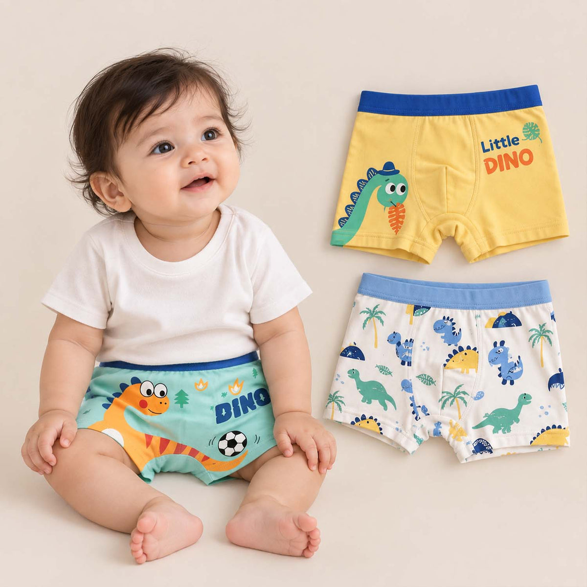 Boys Cotton Underwears | Soft & Comfortable Kids Cotton Briefs/ Bloomers | 3 to 11 Years