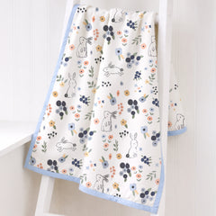 Muslin Winter Dohar for Babies | Lightweight, Soft & Warm Cotton Muslin Baby Blanket For Newborns & Toddlers | 100x100 CM