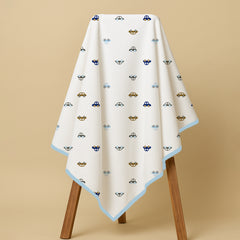 Organic Cotton Baby Blanket | Super Soft Cotton Blanket | 75X75 CM | 0-6 Months | Pack of 1
