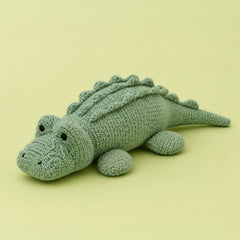 Knitted Soft Toy For Babies & Kids | Crocodile