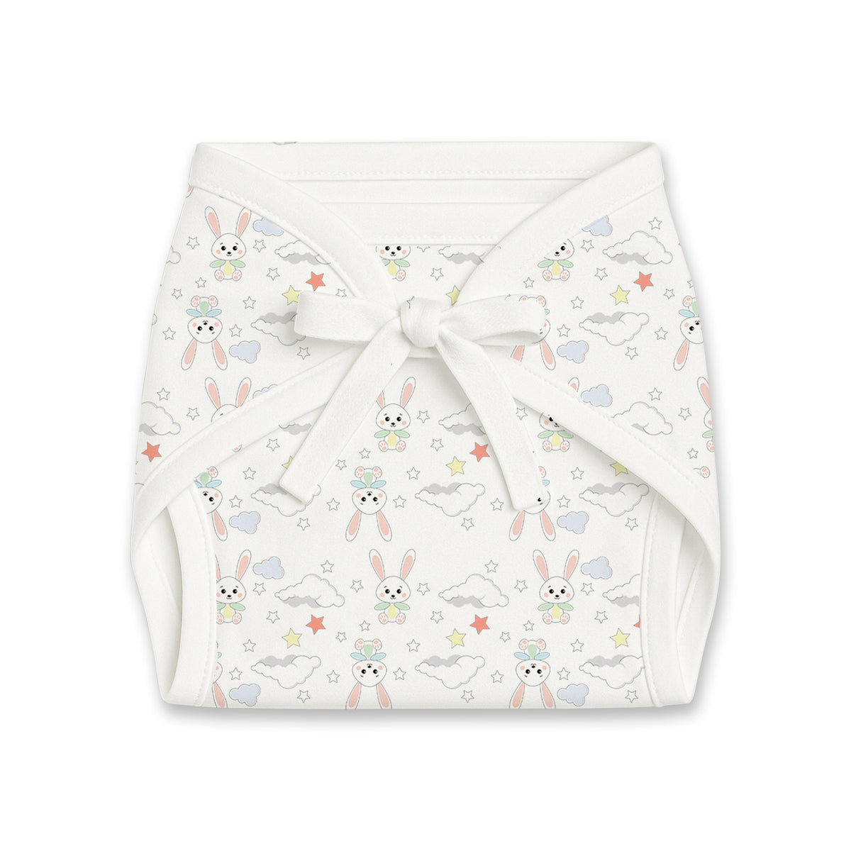 Printed Cushioned Nappies Combo | Organic Cotton Nappies For New Born Baby | 0-6 Months | Pack of 1