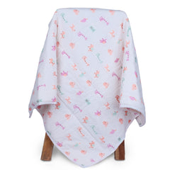 Ac Quilt Blanket cum Bedspread | 0-3 Years | 100X120 cm | Cute Jungle