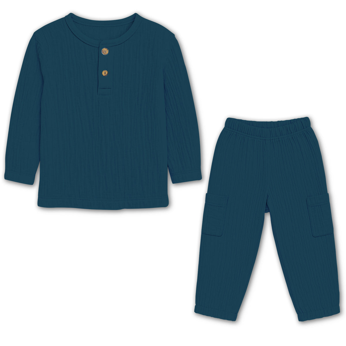 Shirt & Pant Co-ord Set for Kids | Elegant & Comfortable Summer Wear | Organic Cotton Clothing Set | Pack of 1