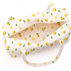Baby Organic Cotton Diaper Carry Bag For Mothers | Lemon