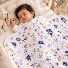 All Season Ac Quilt Blanket cum Bedspread | 0-3 Years | 100X120 cm | Pack of 1