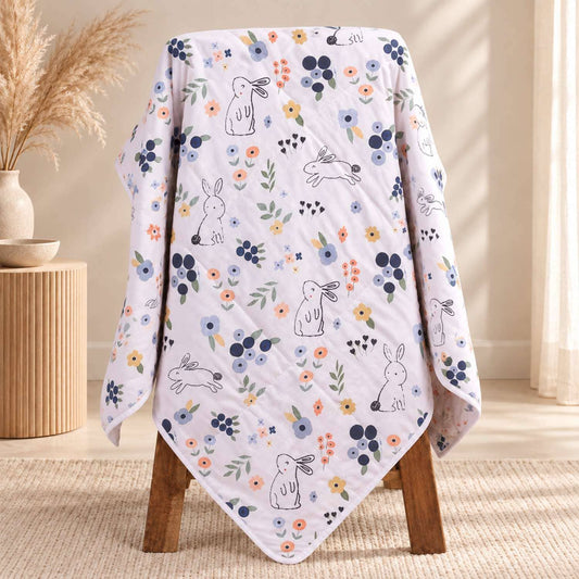 All Season Ac Quilt Blanket cum Bedspread | 0-3 Years | 100X120 cm | Pack of 1
