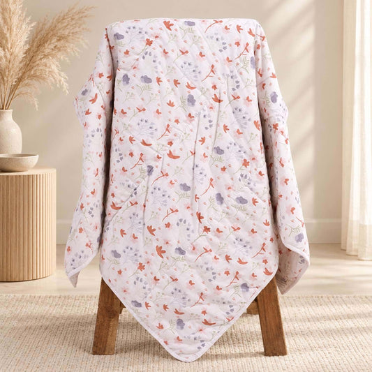 Ac Quilt Blanket cum Bedspread | 0-3 Years | 100X120 cm | Blossom