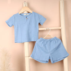 Organic Cotton Kids Co-Ord Set | T- Shirt & Short | Pack of 2