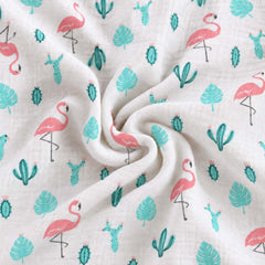 Baby Muslin Swaddle -100x100 cm - Pack of 5 - Animal | Mixed Design