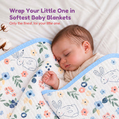 Organic Cotton 6 Layer Muslin Blanket | Super Soft Cotton Kids Blanket | 140X200 CM | 5-15 Years | Pack of 1