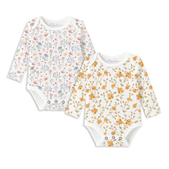 Organic Cotton New Born Baby Full Sleeve Onesie | Newborn Onesie | New Born Baby Dress | 0-12 Months | Pack of 1