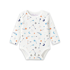 Organic Cotton Baby Full & Half Sleeve Onesie | Galaxy | Pack of 2
