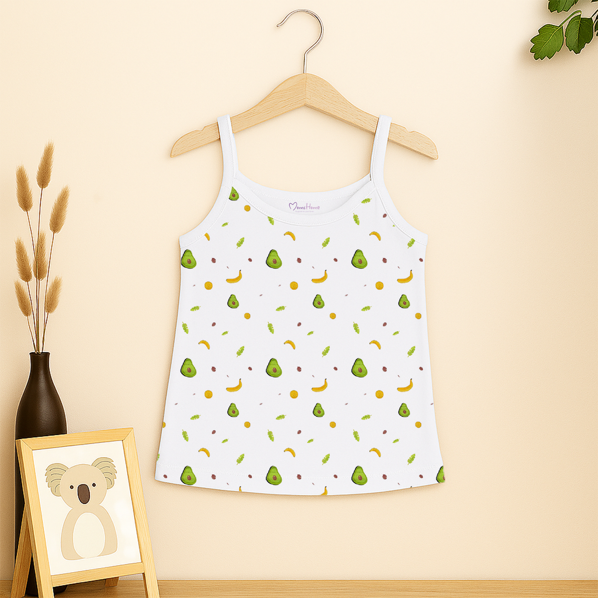 Baby Girl Vest | Soft Organic Cotton Sleeveless Top For Newborn, Infant & Toddler Girls | Pack of 1