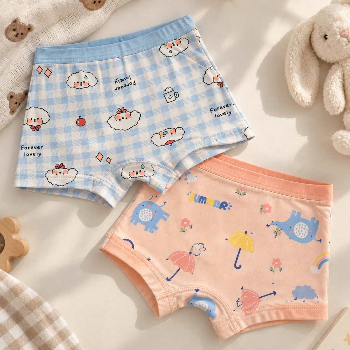 Girls Cotton Underwears| Soft & Comfortable Kids Cotton Briefs/ Bloomers | 3 to 11 Years