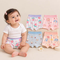 Girls Cotton Underwears| Soft & Comfortable Kids Cotton Briefs/ Bloomers | 3 to 11 Years