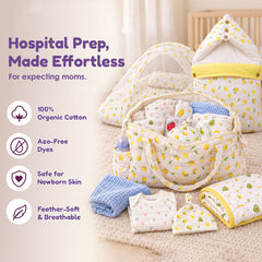 New Born Baby Essentials Gift Combo Box -0-6 Months- 40 Items